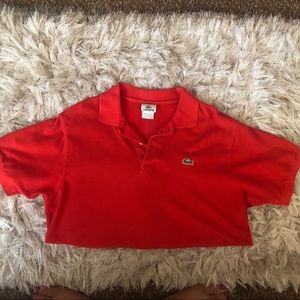 Men’s Lacoste Red Polo Shirt Size 5